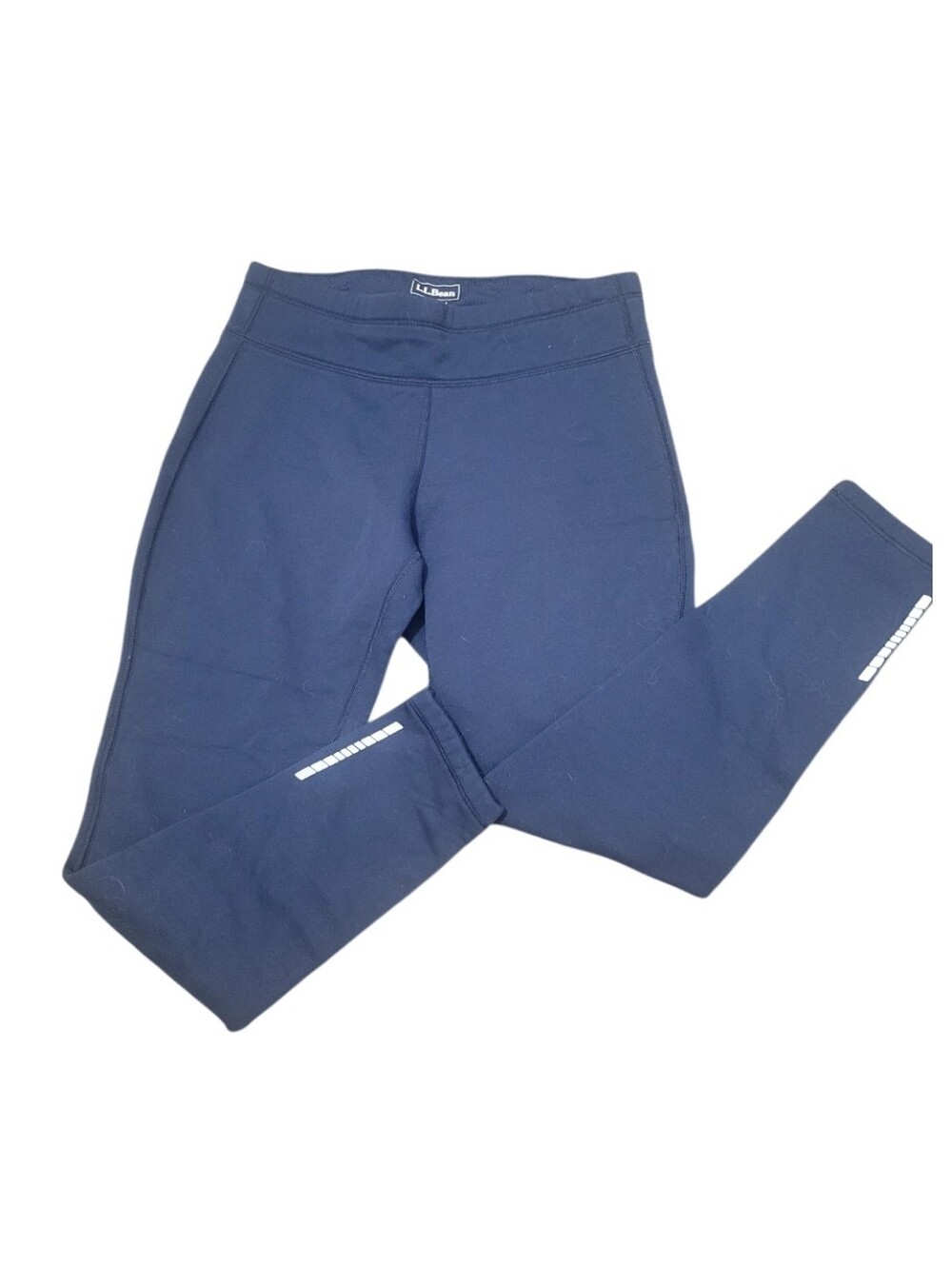 L.L. Bean $76 Athletic Blue Therma Fleece Leggings Sz Sm